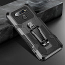 For LG K41S & K51S Machine Armor Warrior Shockproof PC + TPU Protective Case(Black)