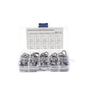 100 PCS M1.5 304 Stainless Steel Cable Rope Thimble Triangle Ring