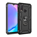 For Vivo Y3 / Y17 Shockproof TPU + PC Protective Case with 360 Degree Rotating Holder(Black)