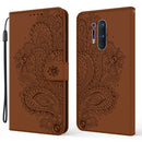 For OnePlus 8 Pro 3D Peacock Embossed Pattern Horizontal Flip Leather Case with Holder & Card Slot & Wallet & Lanyard(Brown)