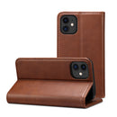 Calf Texture Horizontal Flip Leather Case with Holder & Card Slots & Wallet For iPhone 12 mini(Brown)