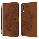 For Samsung Galaxy A70 / A70s Peacock Embossed Pattern Horizontal Flip Leather Case with Holder & Card Slots & Wallet & Lanyard(Brown)