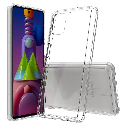 For Samsung Galaxy M51 Scratchproof TPU + Acrylic Protective Case(Transparent)