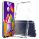 For Samsung Galaxy M31s Scratchproof TPU + Acrylic Protective Case(Transparent)
