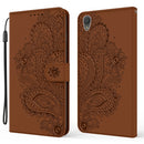 For Sony Xperia L1 Peacock Embossed Pattern Horizontal Flip Leather Case with Holder & Card Slots & Wallet & Lanyard(Brown)