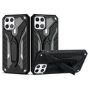 Shockproof TPU + PC Protective Case with Holder For iPhone 12 / 12 Pro(Black)