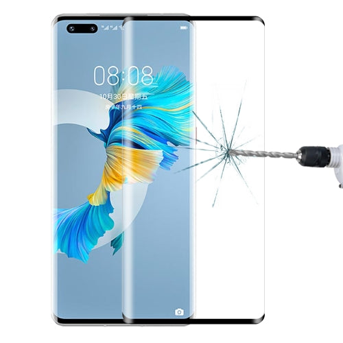 For Huawei Mate 40 Pro+ 9H 3D HD Curved Edge Tempered Glass Film