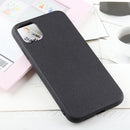 Bead Texture Genuine Leather Protective Case For iPhone 11(Black)