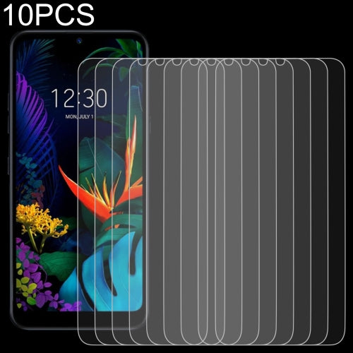 For LG K50 10 PCS 0.26mm 9H 2.5D Tempered Glass Film