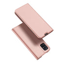 For Samsung Galaxy A51 DUX DUCIS Skin Pro Series Horizontal Flip PU + TPU Leather Case with Holder & Card Slots(Rose Gold)