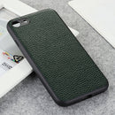 Litchi Texture Genuine Leather Folding Protective Case For iPhone 8 / 7(Green)