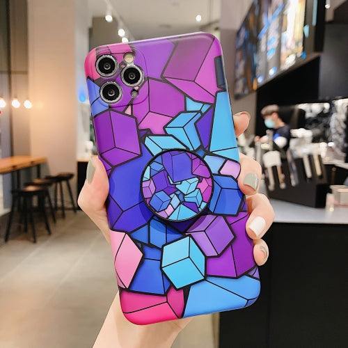 Bright Series Precision Hole Shockproof Protective Case with Holder For iPhone 11 Pro(G5)