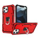 Cool Armor PC + TPU Shockproof Case with 360 Degree Rotation Ring Holder For iPhone 12 Pro Max(Red)