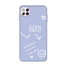 For Huawei P40 Lite 4G Enjoy Smiley Heart Pattern Shockproof TPU Case(Light Purple)