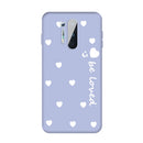 For OnePlus 8 Pro Small Smiley Heart Pattern Shockproof TPU Case(Light Purple)