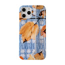Nordic Maple Leaf Full Cover IMD TPU Shockproof Protective Phone Case For iPhone 12 Mini
