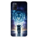For OPPO A52 / A72 / A92 Colored Drawing Clear TPU Cover Protective Cases(The Lion King)