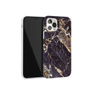 Glossy Marble Pattern TPU Protective Case For iPhone 12 mini(Brown)