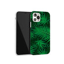 Glossy Plant Pattern TPU Protective Case For iPhone 12 Pro Max(Palm Leaf)