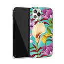 Glossy Flower Pattern TPU Protective Case For iPhone 11(F4)