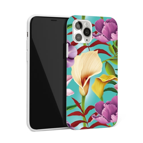 Glossy Flower Pattern TPU Protective Case For iPhone 11(F4)