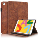Life Tree Series Horizontal Flip Leather Case with Holder & Card Slots & Pen Slot & Sleep / Wake-up Function For iPad 10.2 / iPad Pro 10.5 inch(Brown)