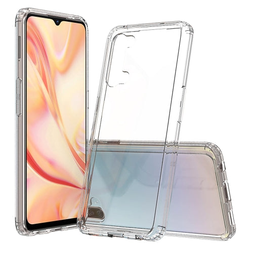 For OPPO Find X2 Lite Scratchproof TPU + Acrylic Protective Case(Transparent)