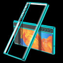 For Huawei Mate Xs GKK Straight Edge Phantom TPU + Plating Protective Case(Green)