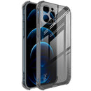 IMAK All Coverage Shockproof Airbag TPU Case For iPhone 12 Pro (Transparent Black)