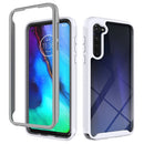 For Motorola Moto G Stylus Starry Sky Solid Color Series Shockproof PC + TPU Protective Case(White)