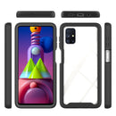 For Samsung Galaxy M51 Starry Sky Solid Color Series Shockproof PC + TPU Protective Case(White)