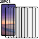 For LG G9 25 PCS Full Glue Full Screen Tempered Glass Film