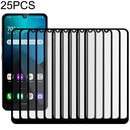 For LG Harmony 4 25 PCS Full Glue Full Screen Tempered Glass Film