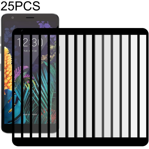 For LG K30 (2019) 25 PCS Full Glue Full Screen Tempered Glass Film