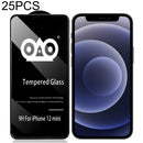 25 PCS Shockproof Anti-breaking Edge Airbag Tempered Glass Film For iPhone 12 mini