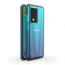 For Samsung Galaxy S20 Ultra TPU Double-color Shockproof Protective Case(Dark Green)