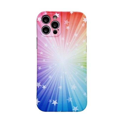 Shockproof Pattern TPU Protective Case For iPhone 11(Brilliant Rays Star)