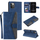Stitching Calf Texture Horizontal Flip Leather Case with Holder & Card Slots & Wallet For iPhone 11(Dark Blue)