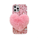 Love Hairball Leopard Wave Soft Case For iPhone 11(Pink)