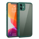 Lige Series Shockproof Transparent PC + TPU Protective Case For iPhone 11(Dark Green)