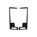 Car Carbon Fiber Center Ventilation Exhaust Decorative Sticker for Nissan 350z 2006-2009