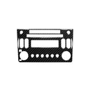Car Carbon Fiber CD Radio Player Panel Decorative Sticker for Nissan 350z 2006-2009