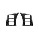 Car Carbon Fiber Steering Wheel Button Frame Decorative Sticker for Nissan 350z 2006-2009