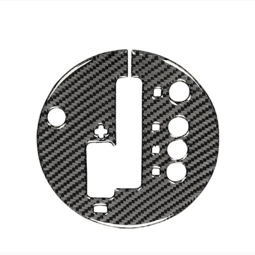Car Carbon Fiber Gear Automatic Transmission Panel Decorative Sticker for Nissan 350z 2006-2009, Right Drive