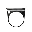 Car Carbon Fiber Gears Panel Decorative Sticker for Nissan 350z 2006-2009, Left Drive