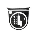 Car Carbon Fiber with Automatic Transmission Gears Panel Decorative Sticker for Nissan 350z 2006-2009, Left Drive