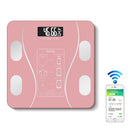Household Smart Body Fat Electronic Weighing Scale, Battery Version (Pink)
