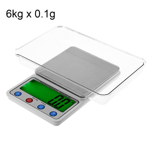 MH-885 6Kg x 0.1g High Accuracy Digital Electronic Portable Kitchen Scale Balance Device with 4.5 inch LCD Screen