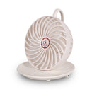 BD-03 Coffee Cup Shape USB Charging Fan (White)