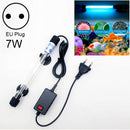 2 PCS 220V 7W UV Ultraviolet Algae Disinfection Fish Tank Lamp, EU Plug
